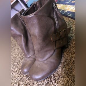 Blowfish wedge ankle bootie -LIKE NEW!